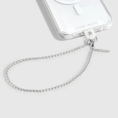 Dainty Silver Chain Phone Charm