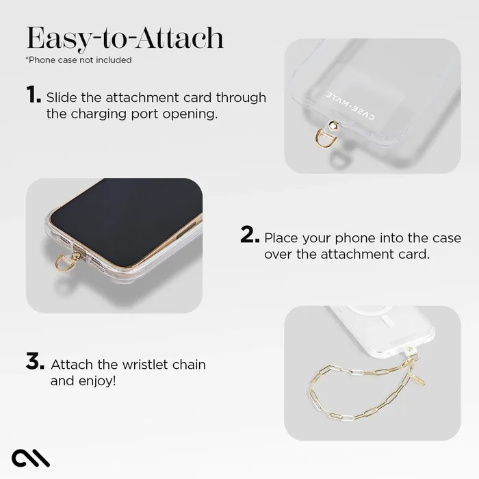 Gold Link Chain Phone Charm - Image 5