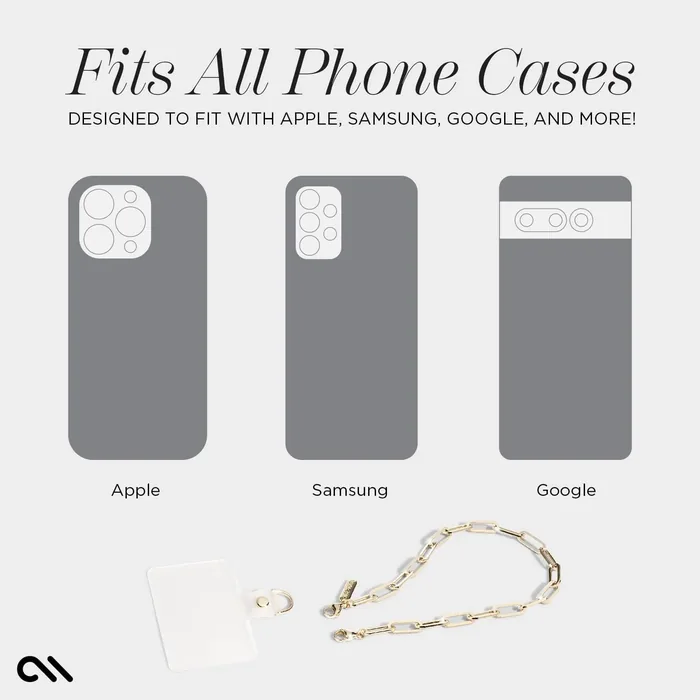 Gold Link Chain Phone Charm - Image 8