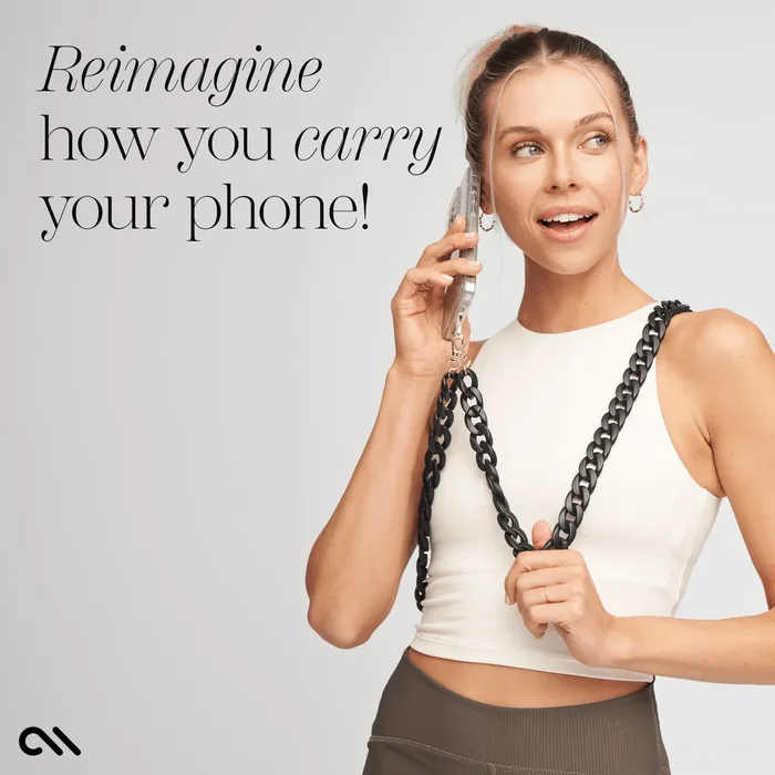 Black Chain Phone Crossbody - Image 3