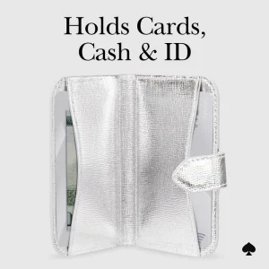 Alternative view of kate spade new york Metallic Silver Morgan MagSafe Wallet