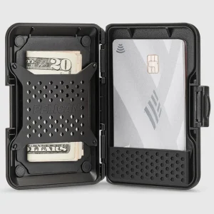 Alternative view of Pelican Shield MagSafe RFID Blocking Wallet Brushed Titanium