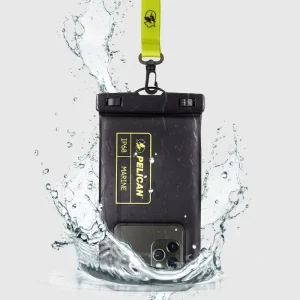 Alternative view of Pelican Marine Waterproof Floating Pouch (Black/Hi Vis Yellow)- Phone Pouch