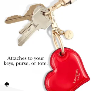 Alternative view of kate spade new york Heart Charm AirTag Keychain