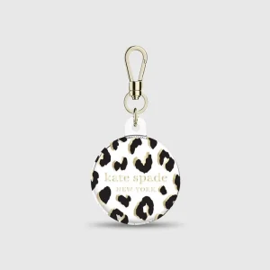 kate spade new york City Leopard AirTag Case