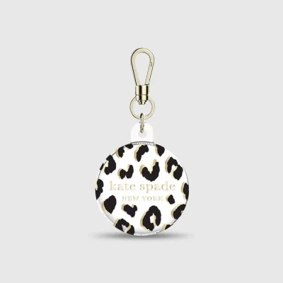 kate spade new york City Leopard AirTag Case