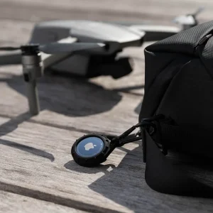 Alternative view of Pelican Protector Keychain AirTag Case (Black) - AirTag Case