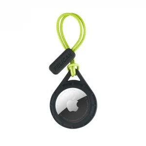 Alternative view of Pelican Protector Loop AirTag Case (Black/Hi Vis Yellow) - AirTag Case