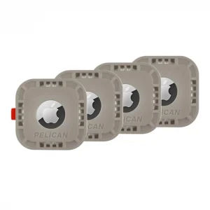 Pelican Protector AirTag Sticker Mount 4 Pack (Grey) - AirTag Case