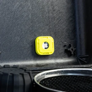Alternative view of Pelican Protector AirTag Sticker Mount 4 Pack (Hi Vis Yellow) - AirTag Case