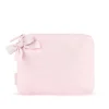 Pink pouch with a bow on a white background #color_ballet pink bow