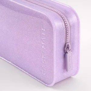 Purple glittery case with 'Case-Mate' branding on a light gray background #color_stardust twinkle