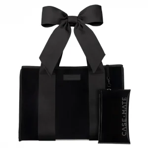Midnight Black Bow Jelly Tote #color_midnight black bow