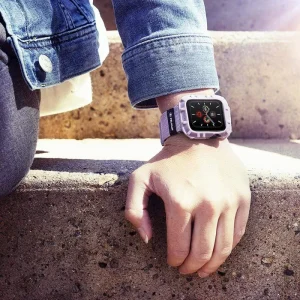 Alternative view of Pelican Protector Bumper (Mauve Purple) - Apple Watch 42-44mm