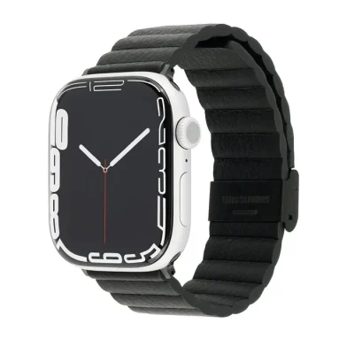 Signature Ridge Band (Black) - Apple Watch 42-49mm