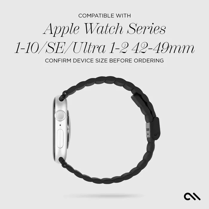 Signature Ridge Band (Black) - Apple Watch 42-49mm - Image 6