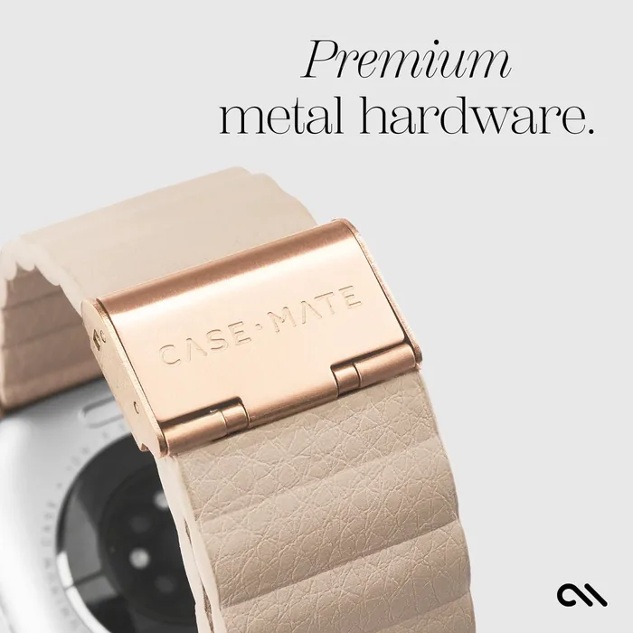 Signature Ridge Band (Beige) - Apple Watch 39-42mm - Image 4