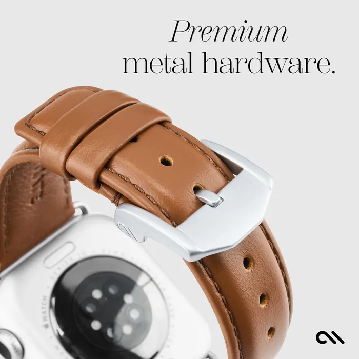 Signature Leather Band (Cognac) - Apple Watch 39-42mm - Image 4