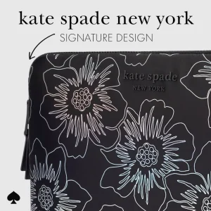 Alternative view of kate spade new york Hollyhock Iridescent Black Puffer Sleeve - Laptop Sleeve 14"