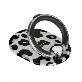 LuMee Leopard Glitter Ring - Phone Grip