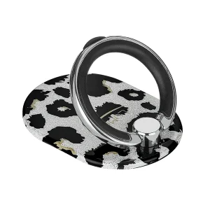 LuMee Leopard Glitter Ring - Phone Grip
