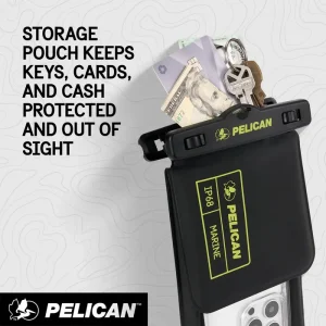 Alternative view of Pelican Marine Waterproof Floating Phone Pouch with Storage Pocket