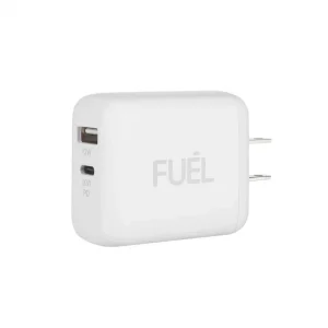 FUEL 32W Dual USB C/A Wall Charger - White