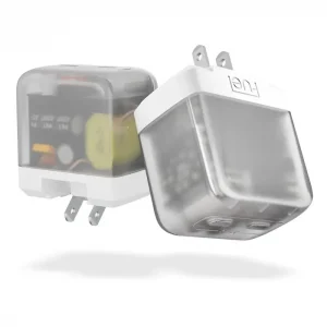 Alternative view of FUEL 50W Dual USB C Wall Charger (Frosted White) - Fast Charger