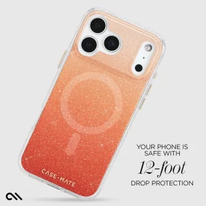 Alternative view of Sheer Twinkle Orange Ombré MagSafe - iPhone 17 Pro Max