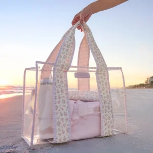 Alternative view of The Tote Duo - Something Navy Twilly & Clear Quilted Ditsy Floral