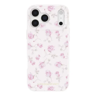 Case-Mate x LoveShackFancy Ribbon Rosa Flora MagSafe - iPhone 17 Pro Max