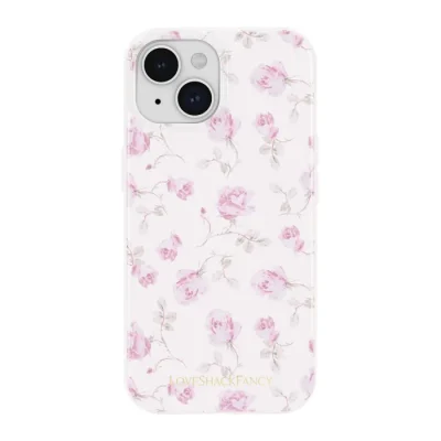 Case-Mate x LoveShackFancy Ribbon Rosa Flora MagSafe - iPhone 17e/16e/15/14/13