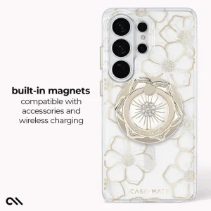 built-in magnets compatible with accessories and wireless charging