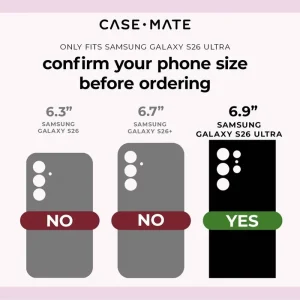 Only fits samsung galaxy S26 ultra, confirm your phone size before ordering, 6.9