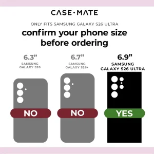 Only fits samsung galaxy S26 ultra, confirm your phone size before ordering, 6.9