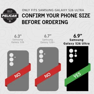 Only fits samsung galaxy S26 ultra, confirm your phone size before ordering, 6.9