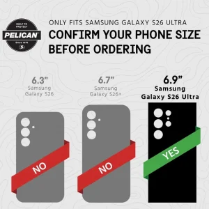 Only fits samsung galaxy S26 ultra, confirm your phone size before ordering, 6.9