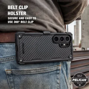Belt clip holster, secure and easy to use 360 degree belt clip