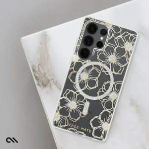 Floral Gems with Magnet- Galaxy S25 Ultra