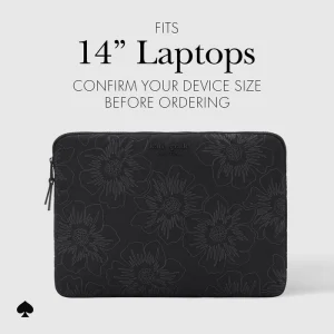 Alternative view of kate spade new york Reverse Hollyhock Puffer Sleeve - Laptop Sleeve 14"