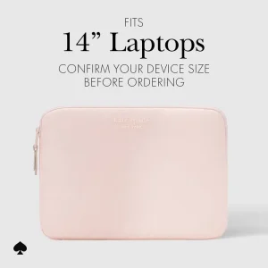 Alternative view of kate spade new york Chalk Pink Puffer Sleeve - Laptop Sleeve 14"