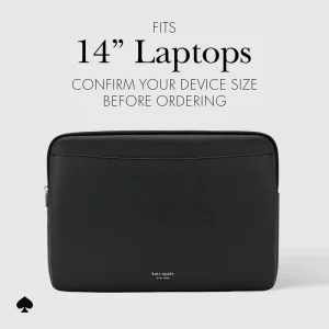 Alternative view of kate spade new york Black Saffiano Sleeve - Laptop Sleeve 14"