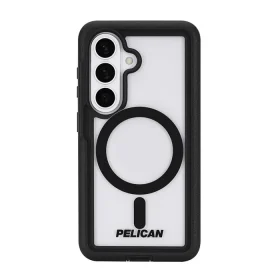 Pelican Voyager Clear/Black with Holster and Magnet - Galaxy S26