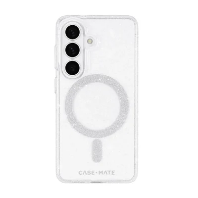 Sheer Twinkle Silver with Magnet - Galaxy S26
