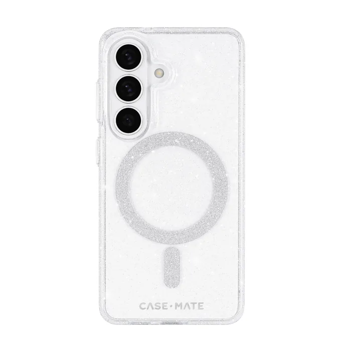 Sheer Twinkle Silver with Magnet - Galaxy S26