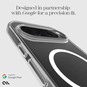 Alternative view of Signature Clear with Magnet - Pixel 9 Pro