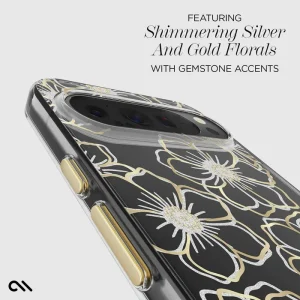 Alternative view of Floral Gems (Gold) - Pixel 9 Pro XL