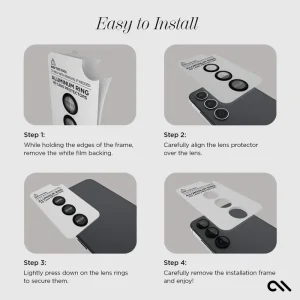 Alternative view of Camera Lens Protector (With Guarantee) - Galaxy S24+