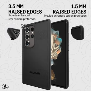 Alternative view of Pelican Protector Black - Galaxy S24 Ultra