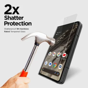 Alternative view of Glass Screen Protector - Google Pixel Fold